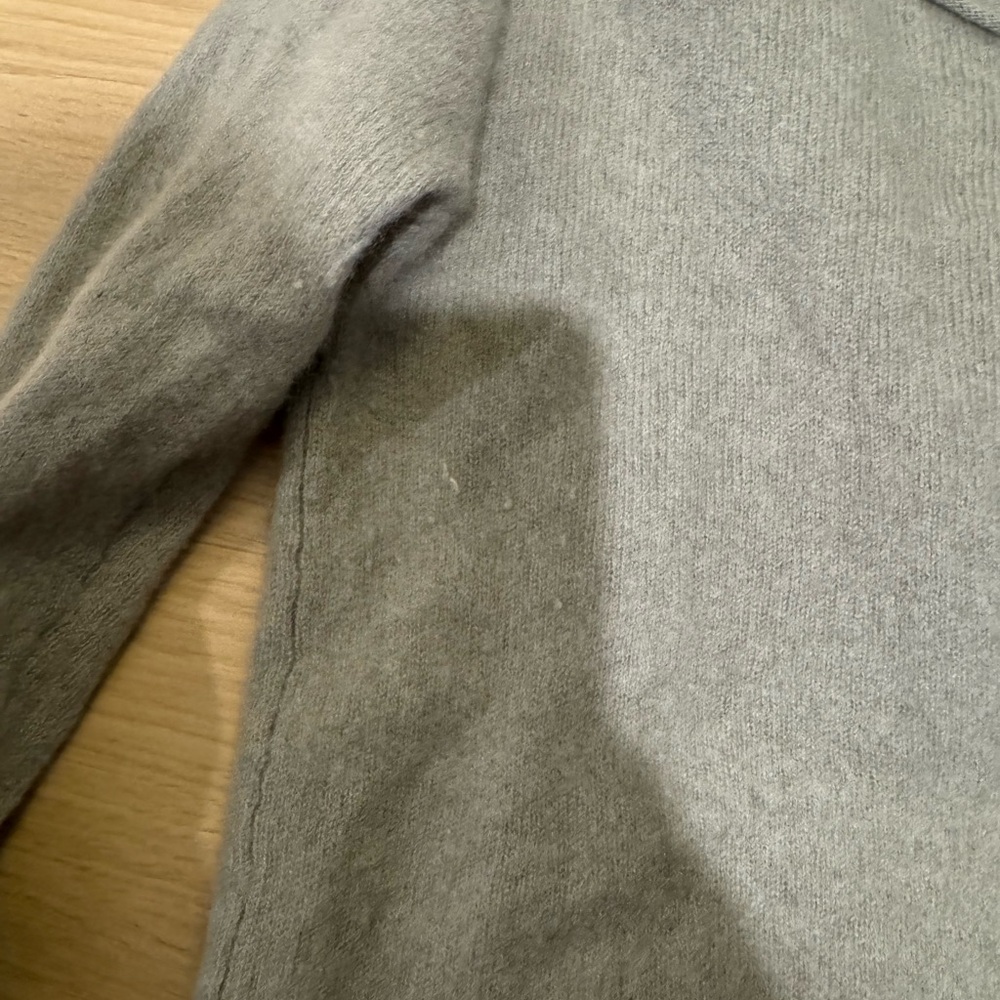 NAADAM Off-the-Shoulder Green Sweater - Picture 7 of 7
